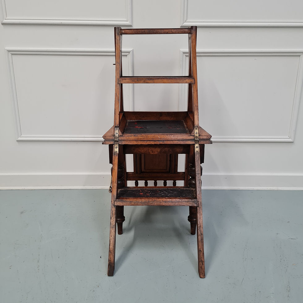 Thumbnail: Antique Oak Metamorphic Steps c1890