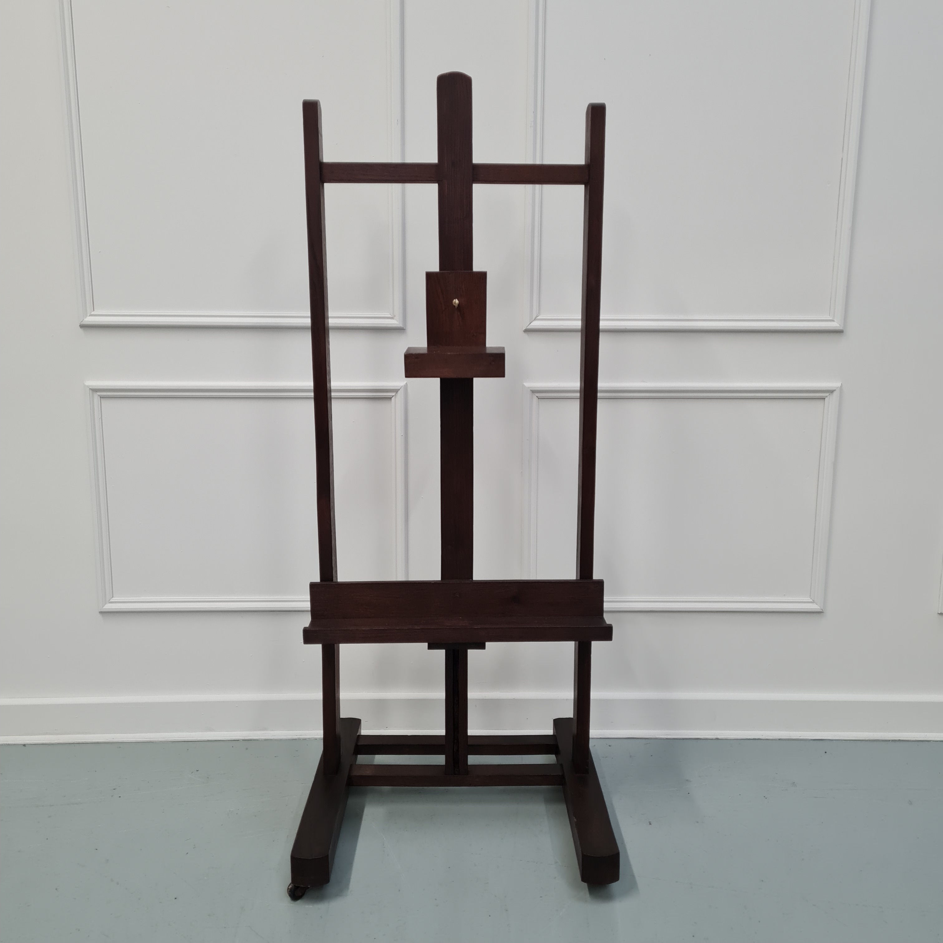 Antique French Oak Easel c1900