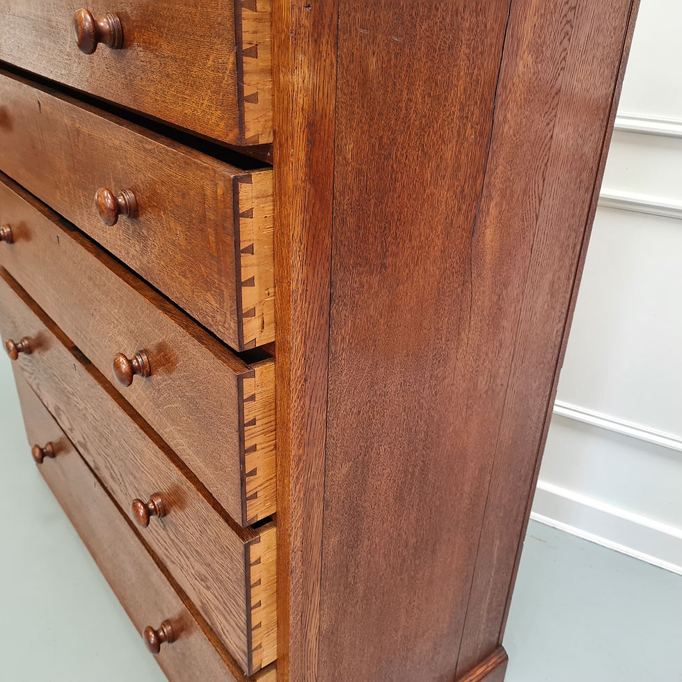 Thumbnail: Antique Oak Chest c1890