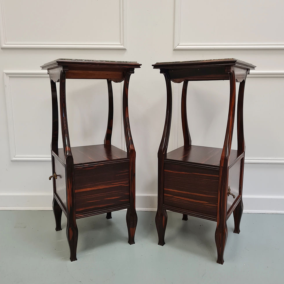 Thumbnail: Art Nouveau Coromandel Bedside Tables