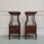 Thumbnail: Art Nouveau Coromandel Bedside Tables