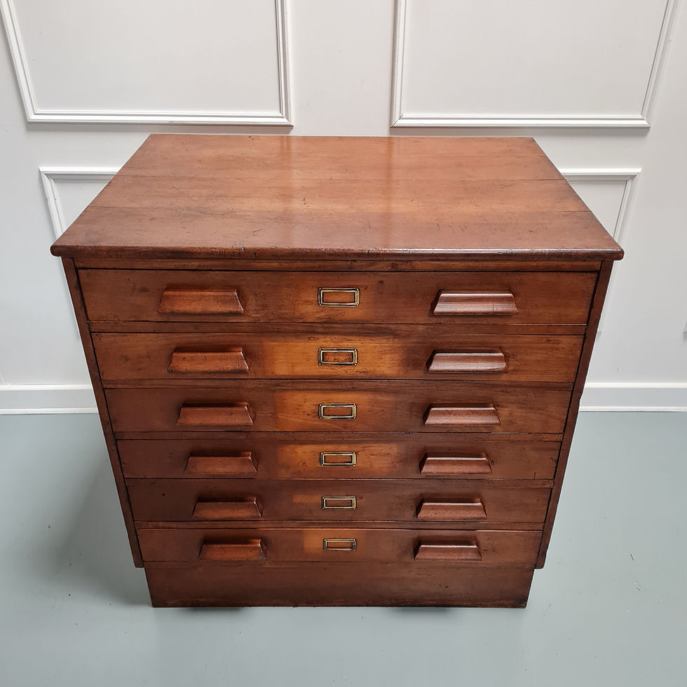 Thumbnail: 20th-Century Vintage Plan Chest
