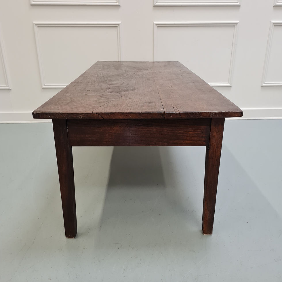 Thumbnail: Antique French Chesnut Coffee Table C1840