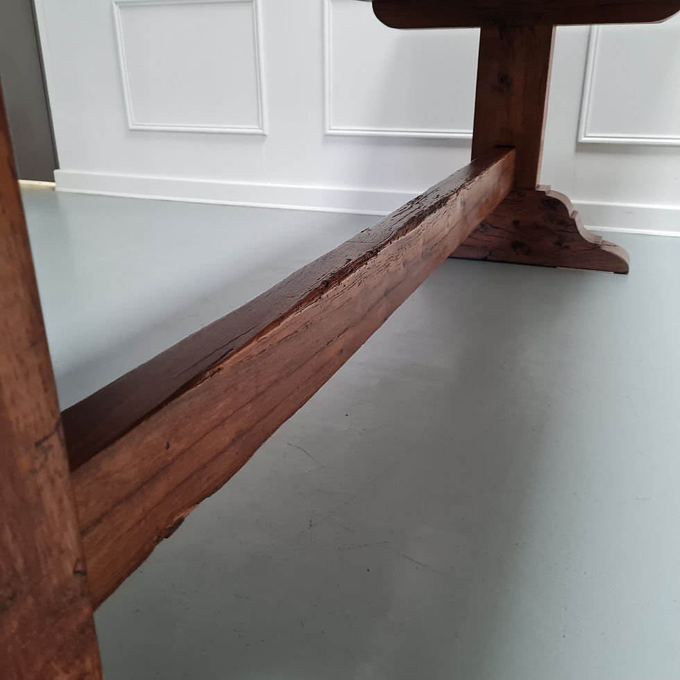Thumbnail: Huge Oak Monastery Dining Table C1880