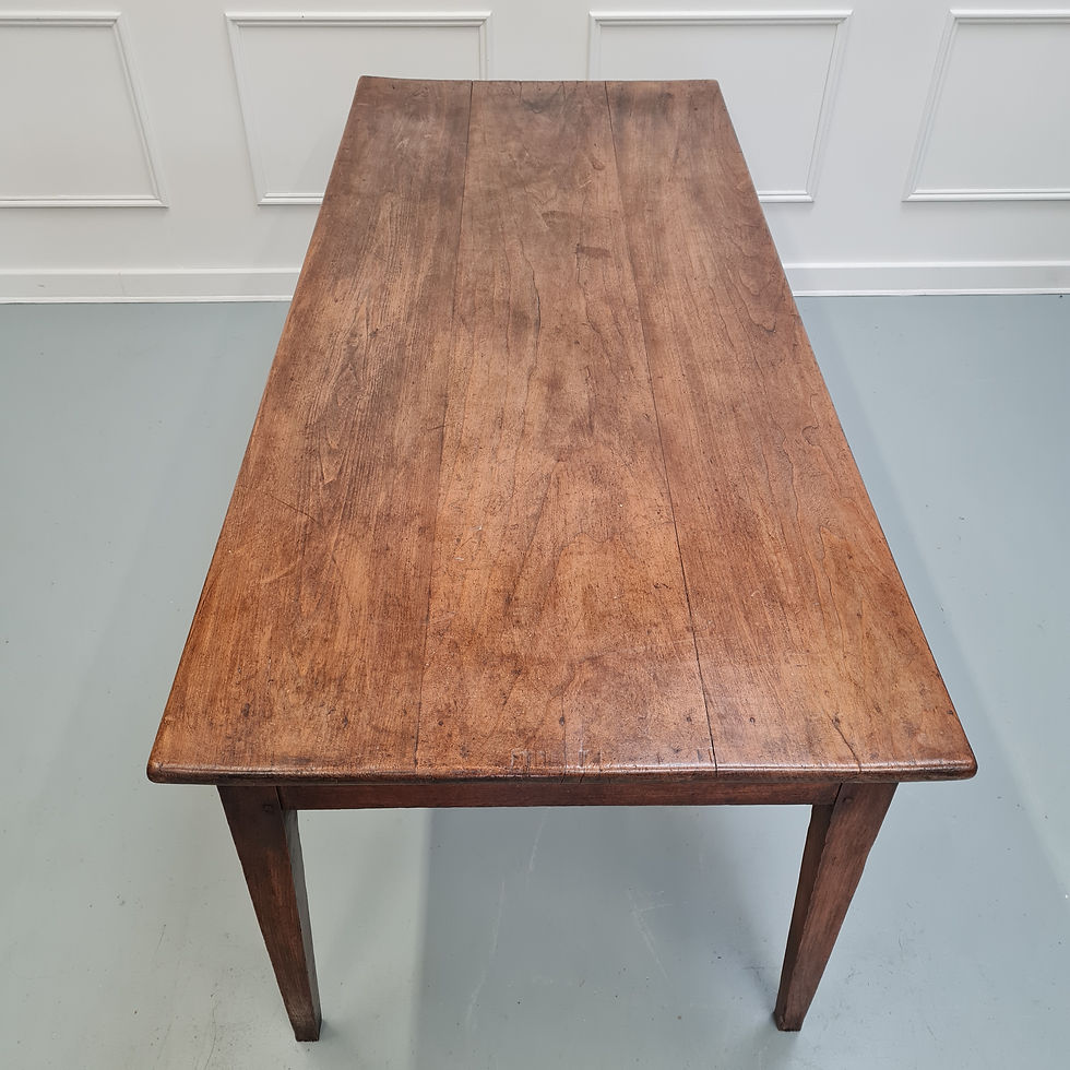 Thumbnail: Large Fruit Wood French Farmhouse Table C1840