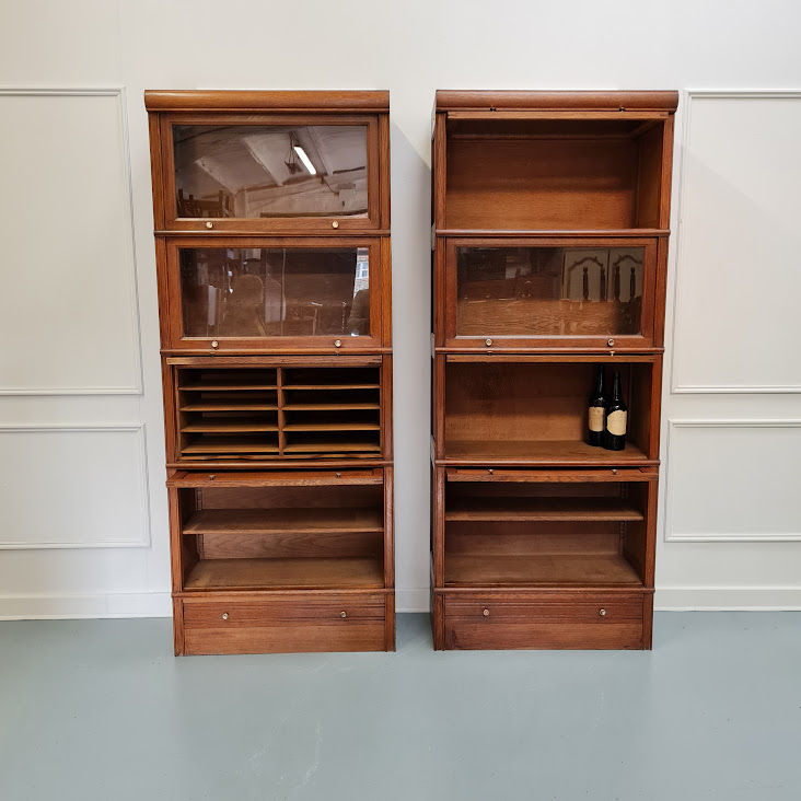 Thumbnail: Pair of French Haberdashery Cabinets C1930