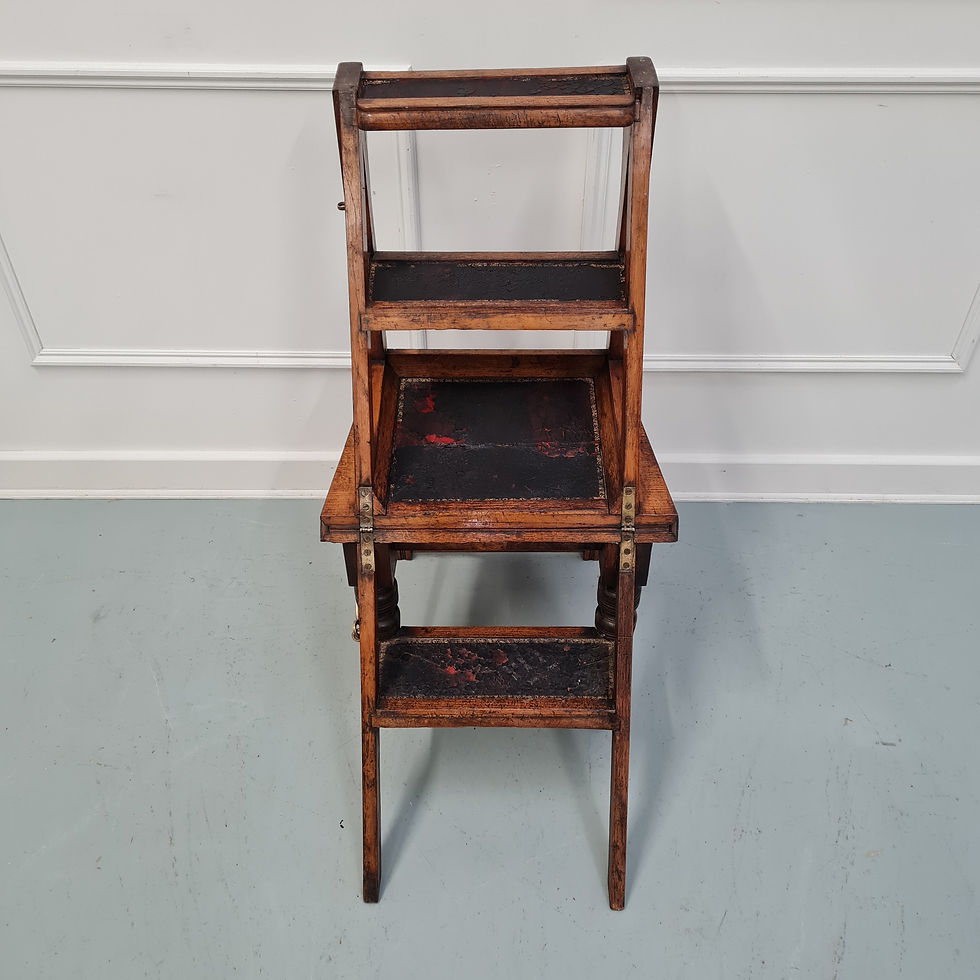 Thumbnail: Antique Oak Metamorphic Steps c1890