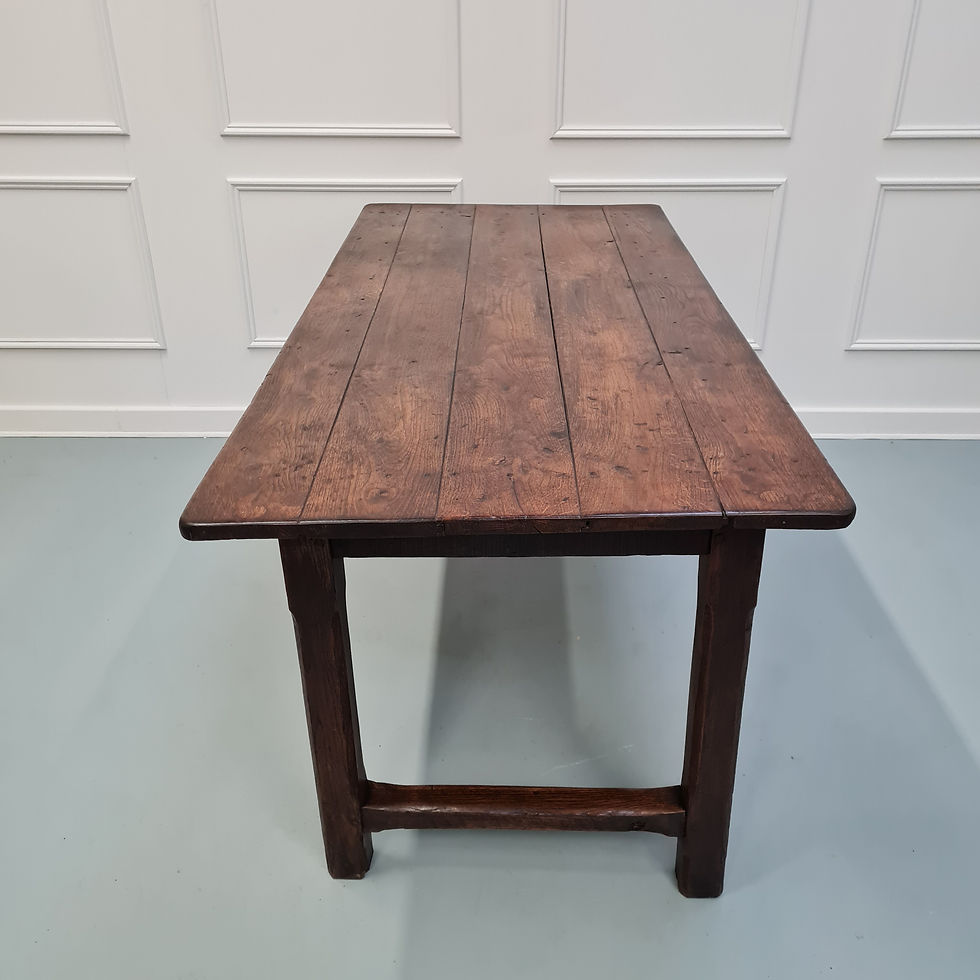Thumbnail: Beautiful Early Oak Refectory Table C1770
