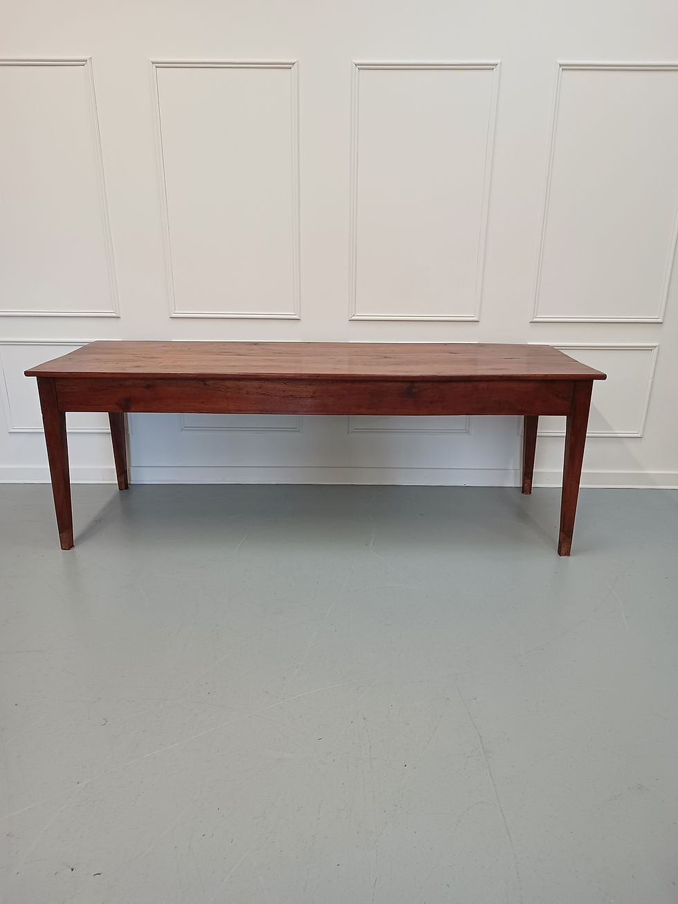 Thumbnail: Huge  Antique French Cherry wood Farmhouse Table c1840