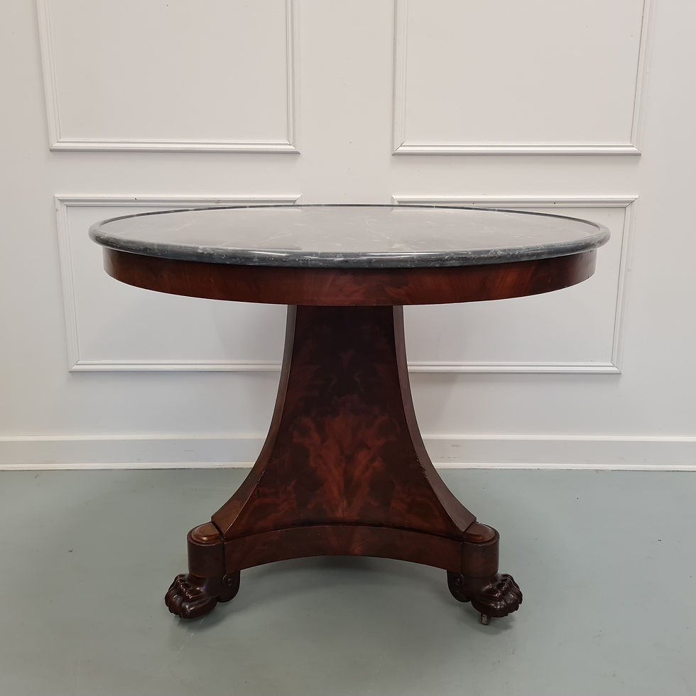 Thumbnail: 19th Century French Marble Top Gueridon