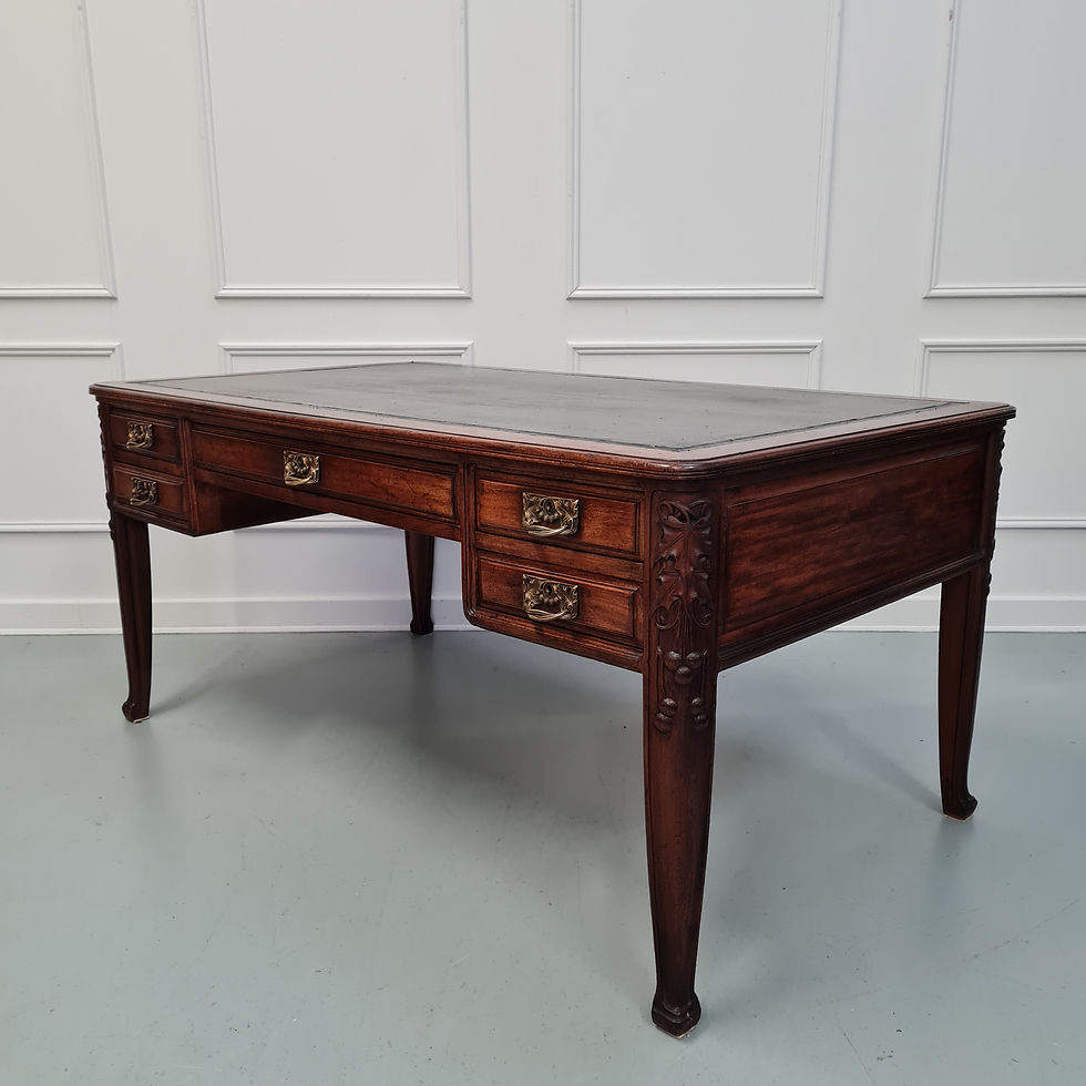 Thumbnail: Antique French Desk Walnut c1900