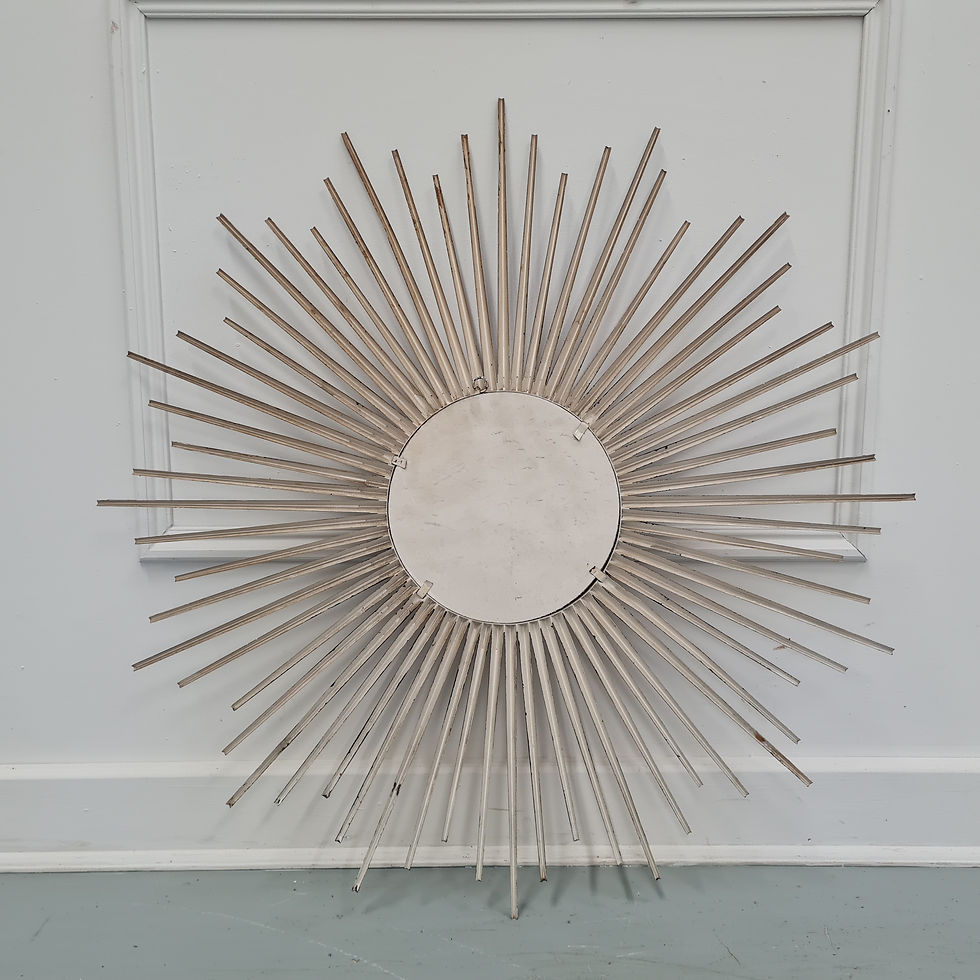 Thumbnail: Vintage Mid Century French Sunburst Mirror