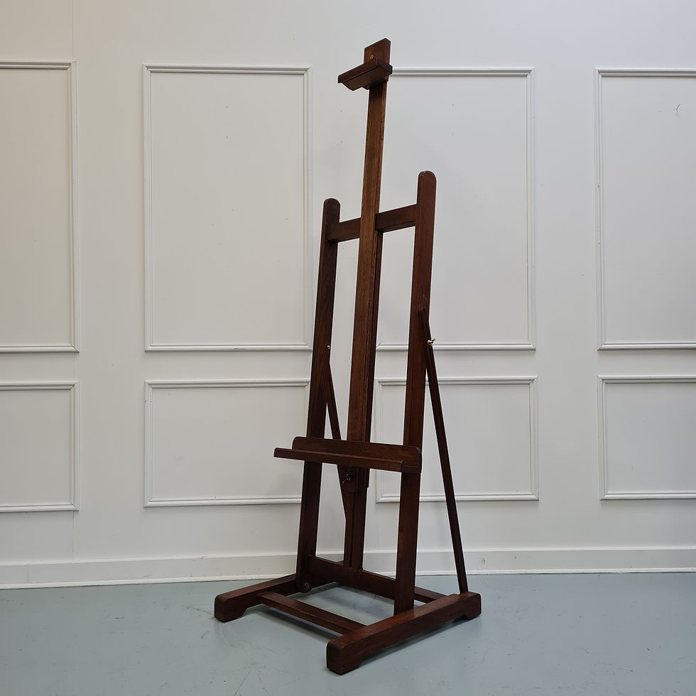 Thumbnail: Solid Oak Antique French Artists Easel C1930