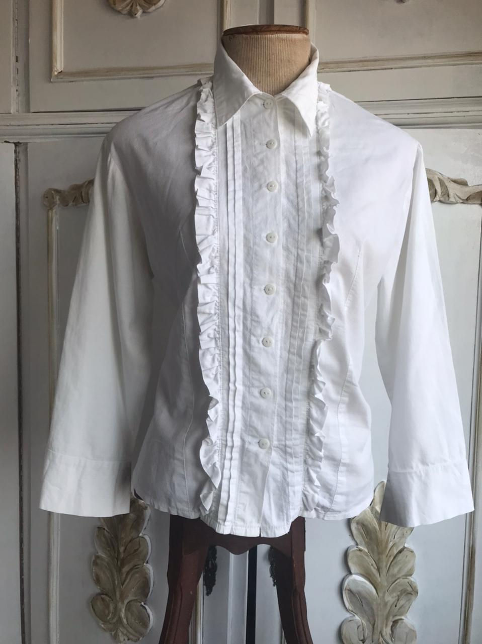 Camisa vintage! Em tecido de algodão