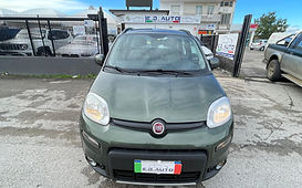 Fiat panda verde frontale