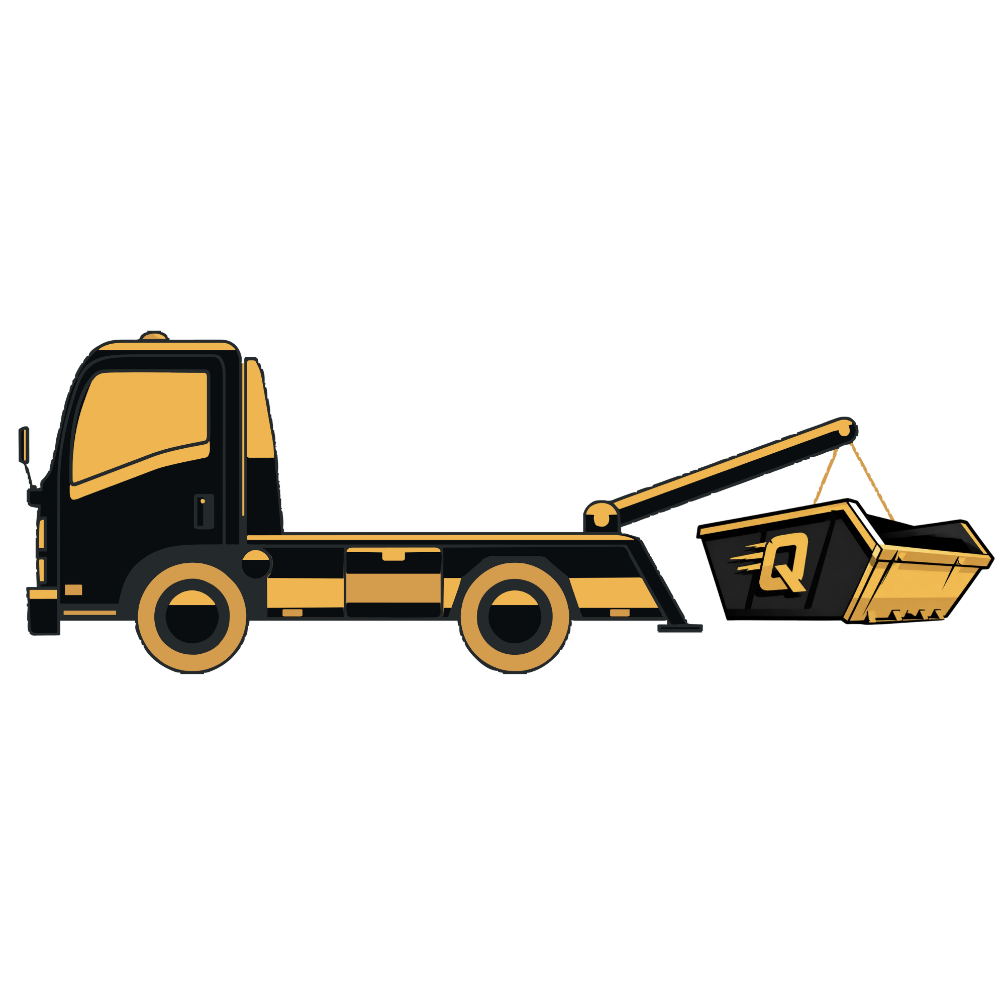 Quick Skips Truck Graphic