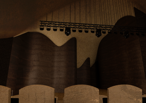 Interior Perspective | Lighting and Roof Detail