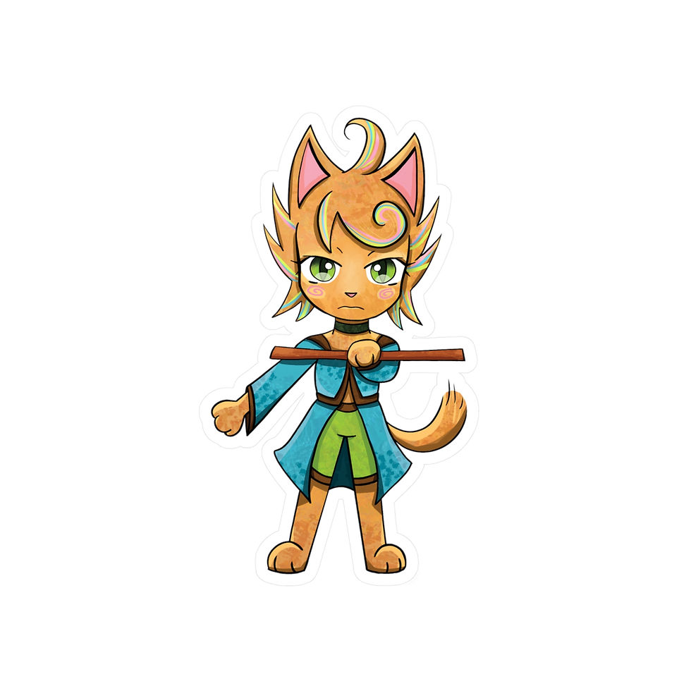 Thumbnail: Tierra Vinyl Sticker: Ready for Battle