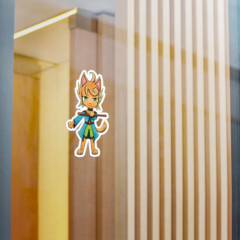 Thumbnail: Tierra Vinyl Sticker: Ready for Battle