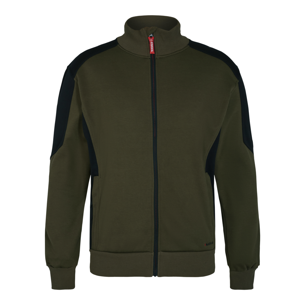 Galaxy Sweatcardigan mit Kragen