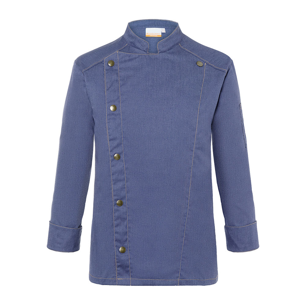 Herren Kochjacke Jeans-Style