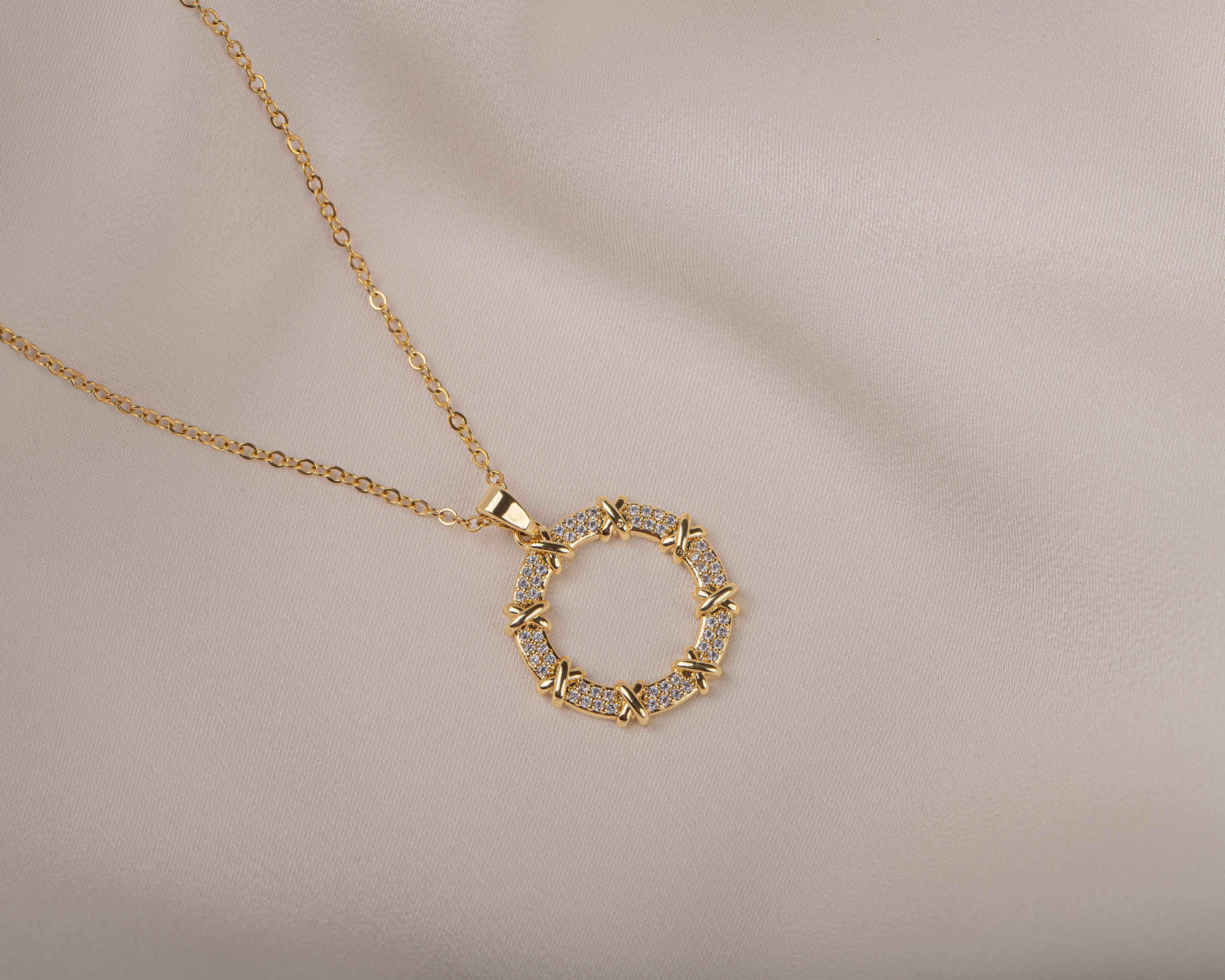 Aura Circle Necklace