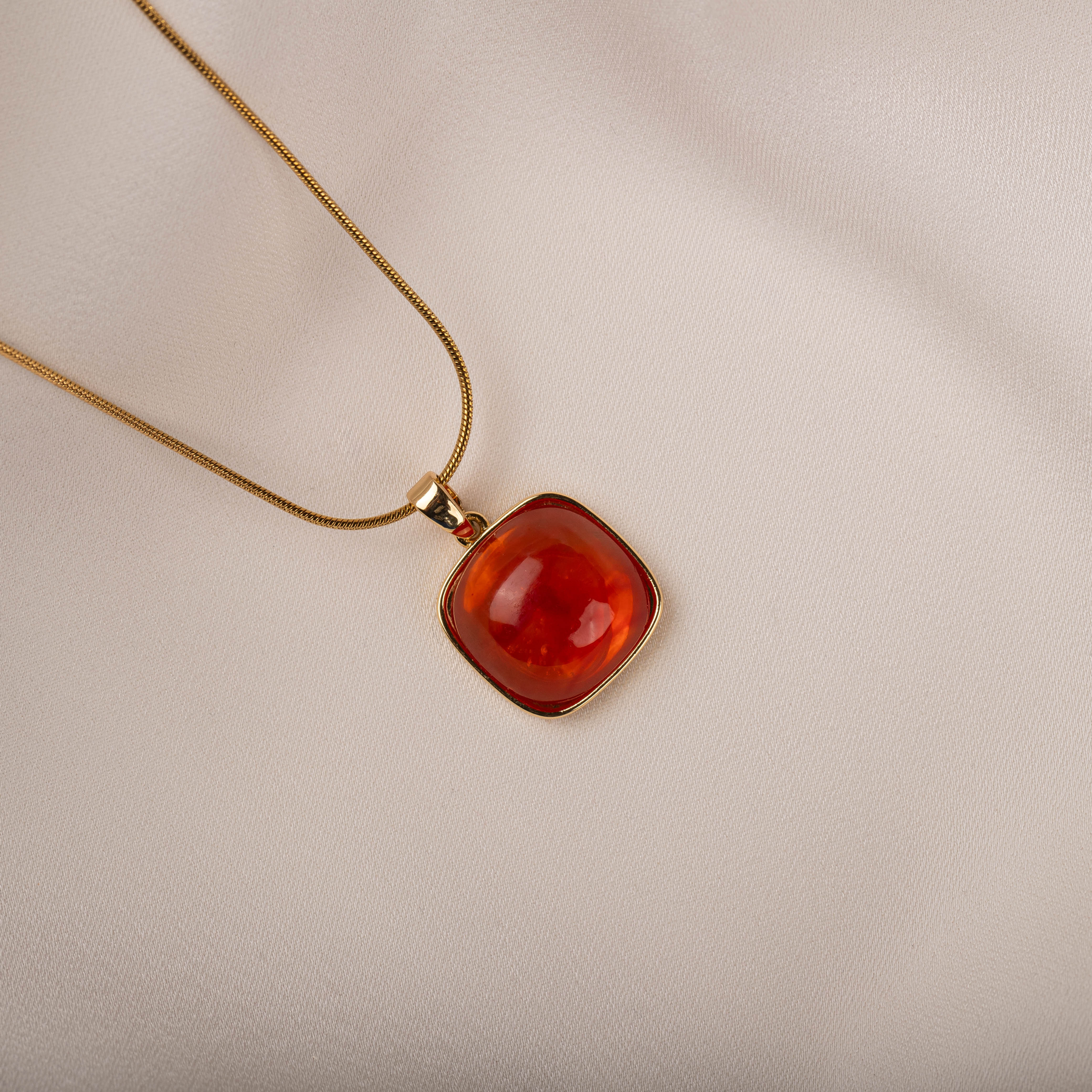 Crimson Glow Necklace