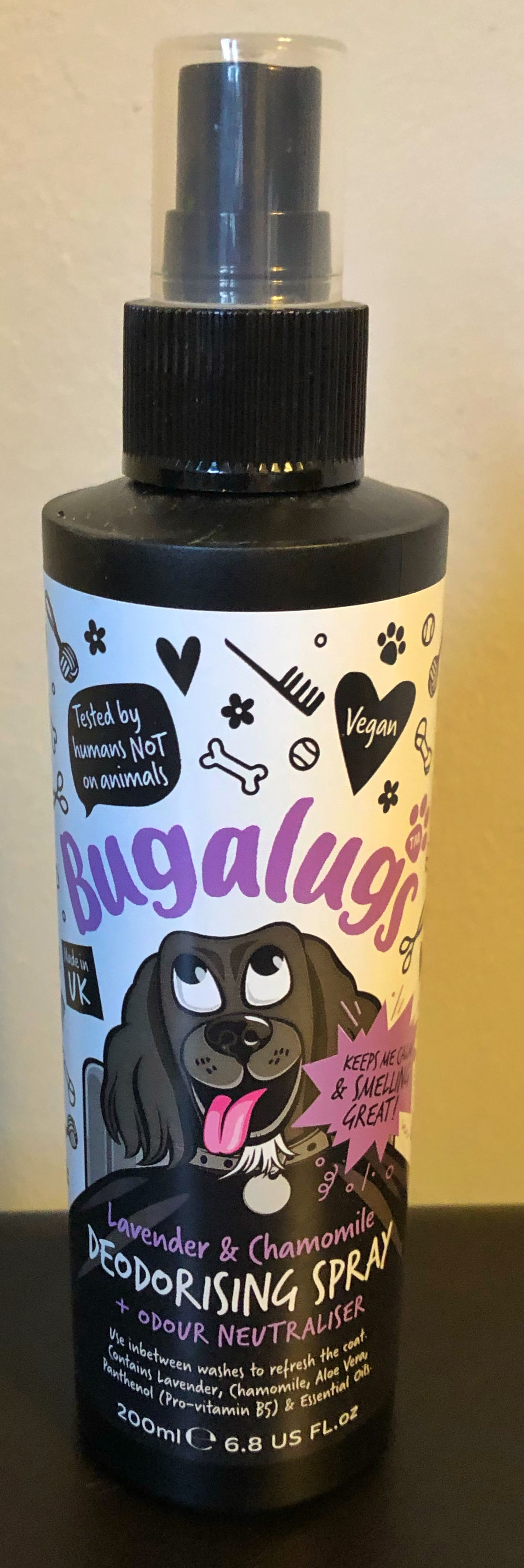 Bugalugs Lavender & Chamomile Deodorising Spray - 200mls