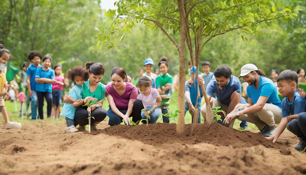 Family Day Tree Planting