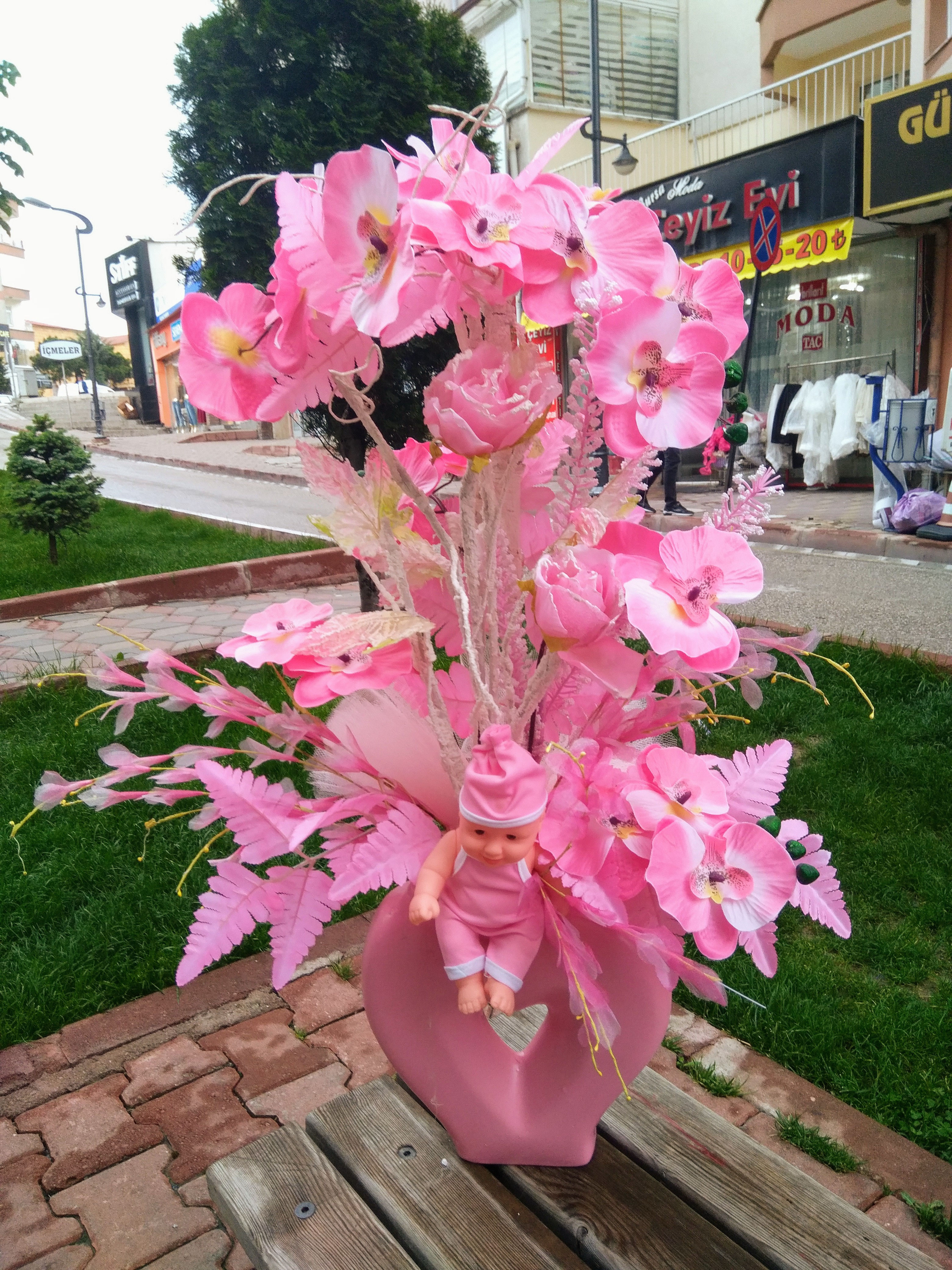 Büyük boy hoş geldin bebek çiçeği 