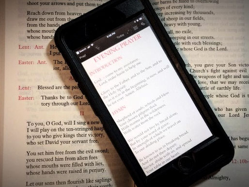 Should I Pray with a Book or an App?