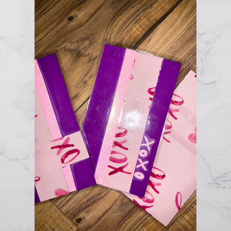 Thumbnail: A6 Planner Set — Binder Card Holder, Pocket & Cover — Cute A6 Inserts — Cash Env