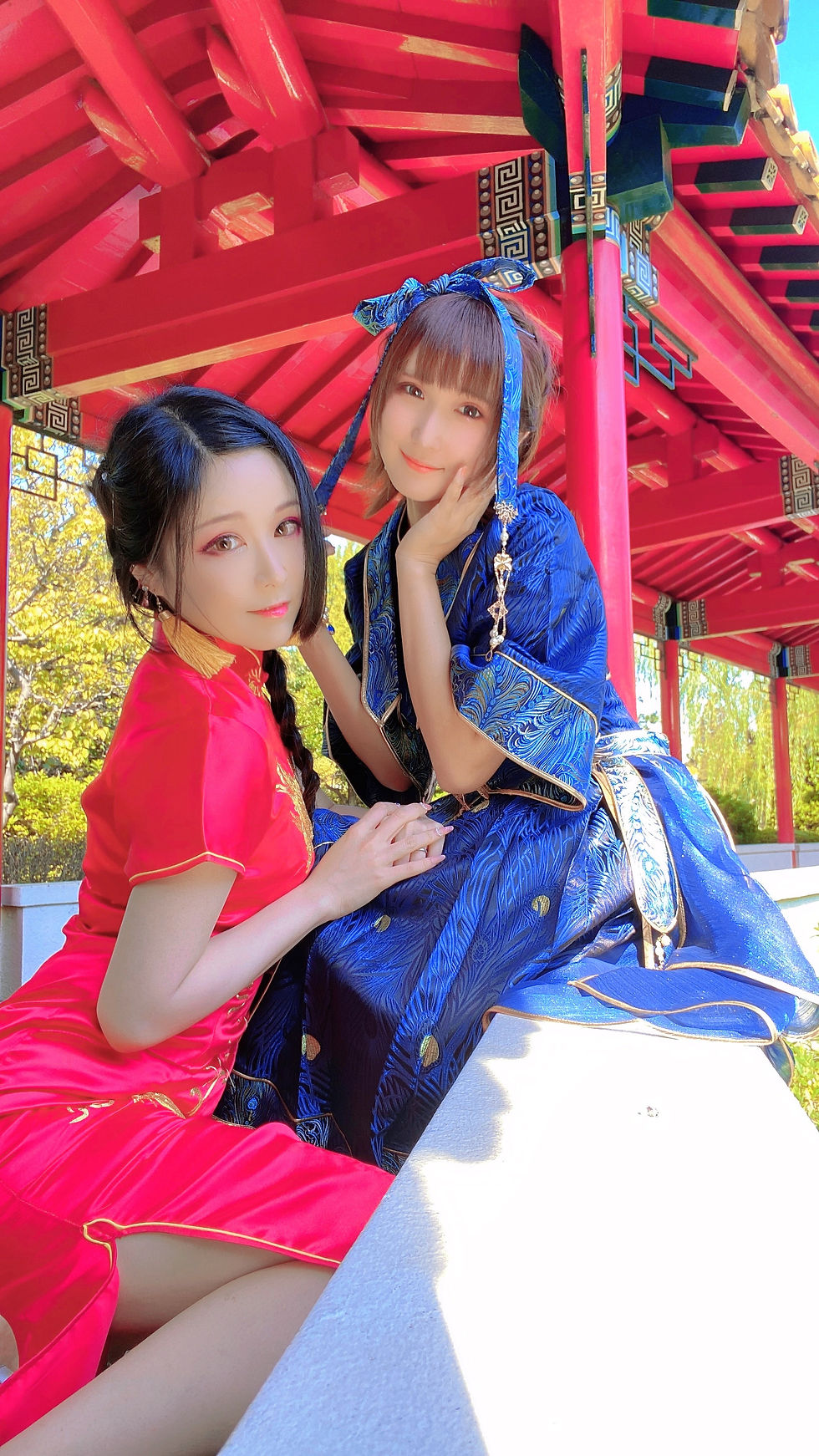 チャイナ❤︎アオザイ撮影