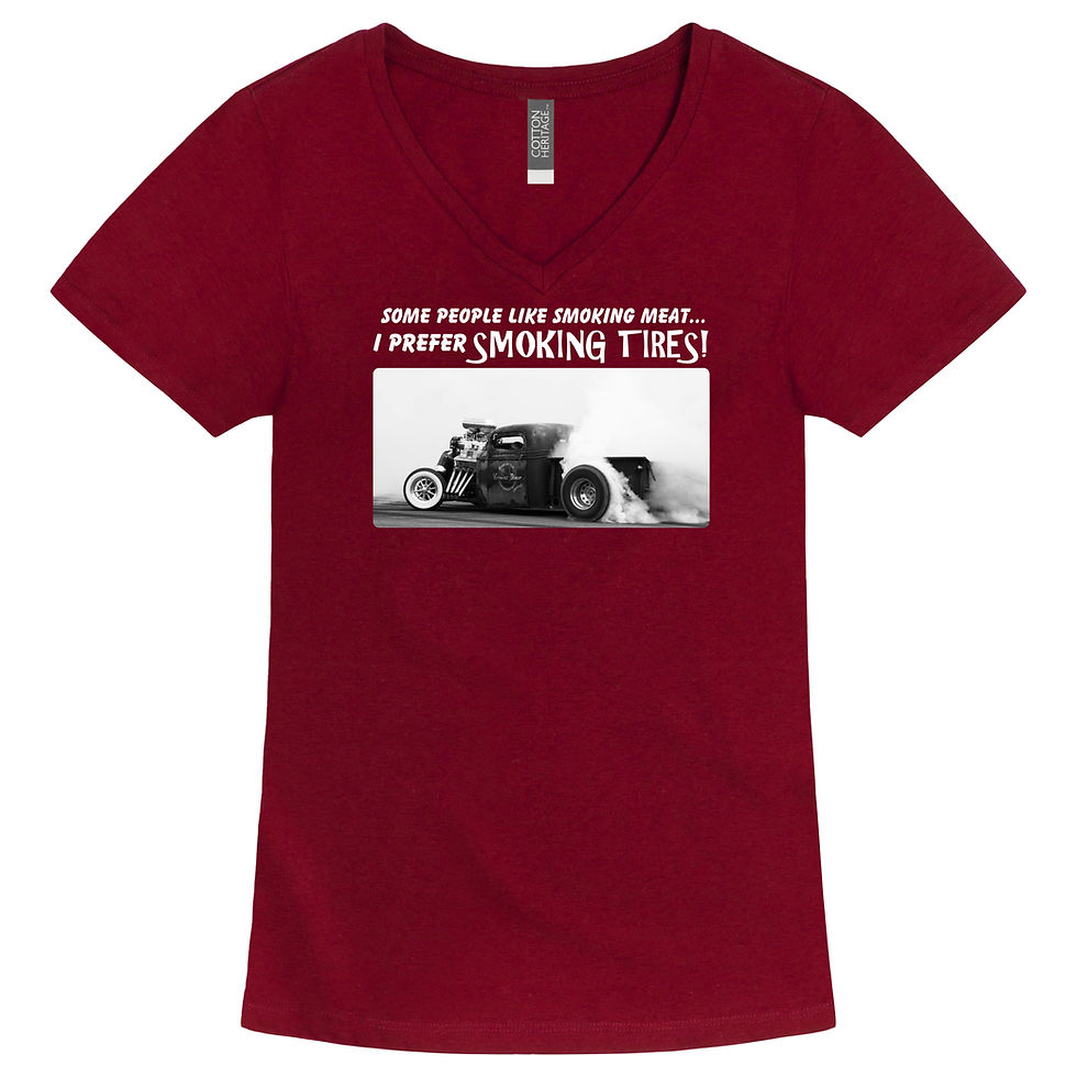 Thumbnail: "Smoking Tires" - Women's Cotton