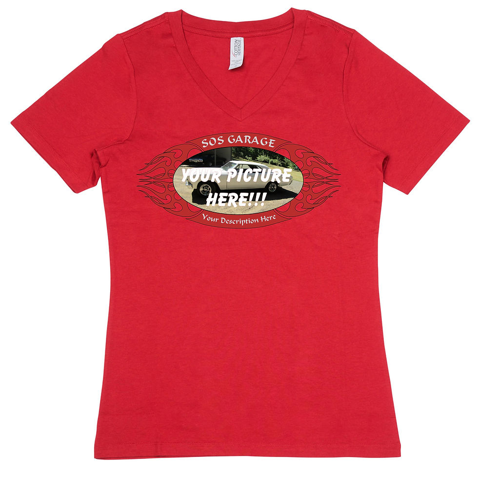 Thumbnail: "Tribal Flame - Group 2" - Women's Cotton