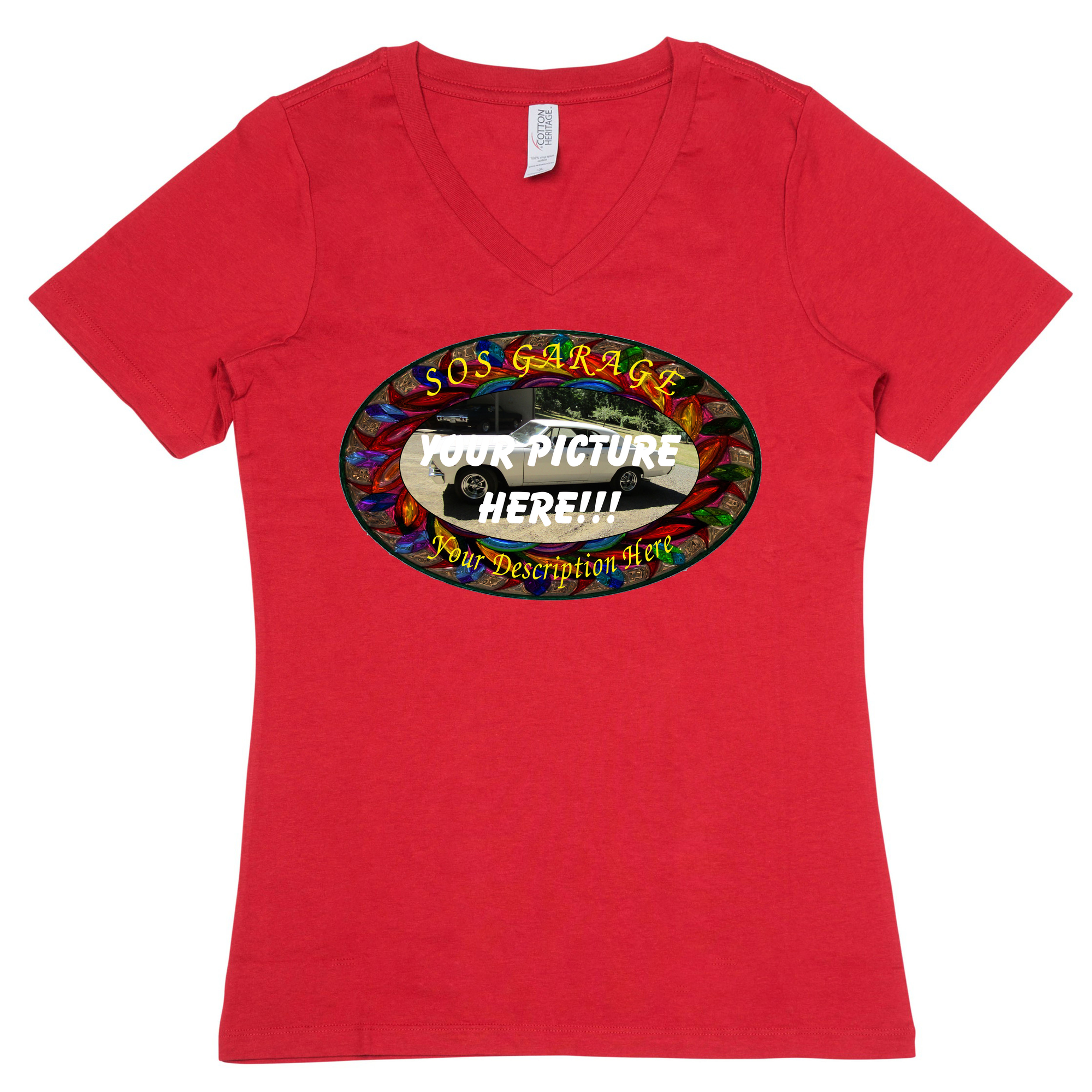 "Stained Glass" - Women's Cotton
