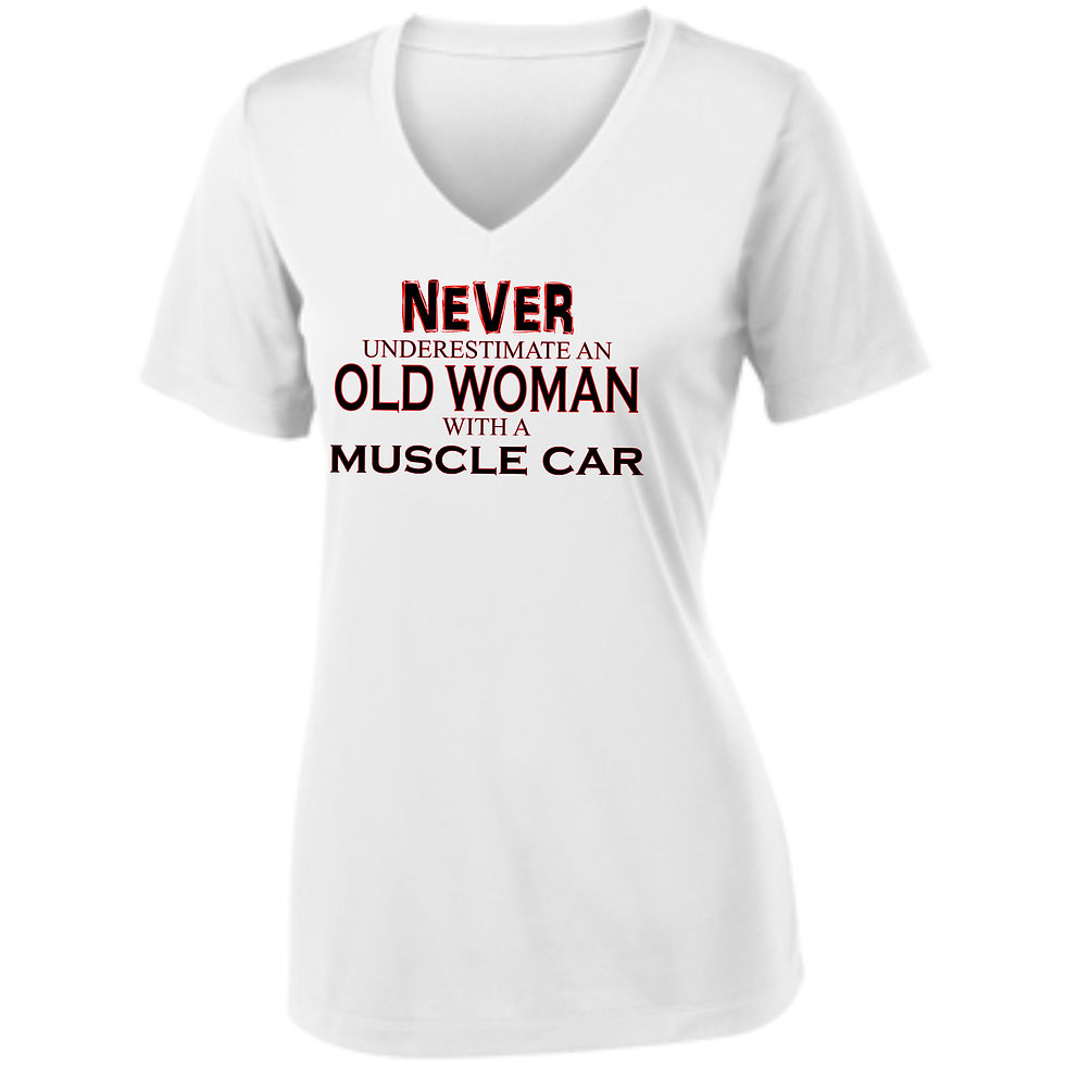Thumbnail: "Never Underestimate a Woman - Muscle" - Women's Poly