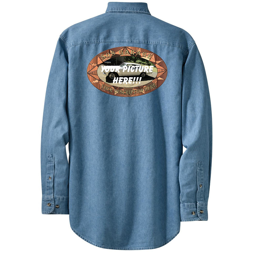 "Inlaid Wood" - Denim