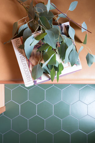 35th Collective, Julia Pellegrini, Dwell, Architecture, Craft, Modern, Renovation, Design, Interior Design, Sausalito, California, Bay Area, Entry, Custom Tile