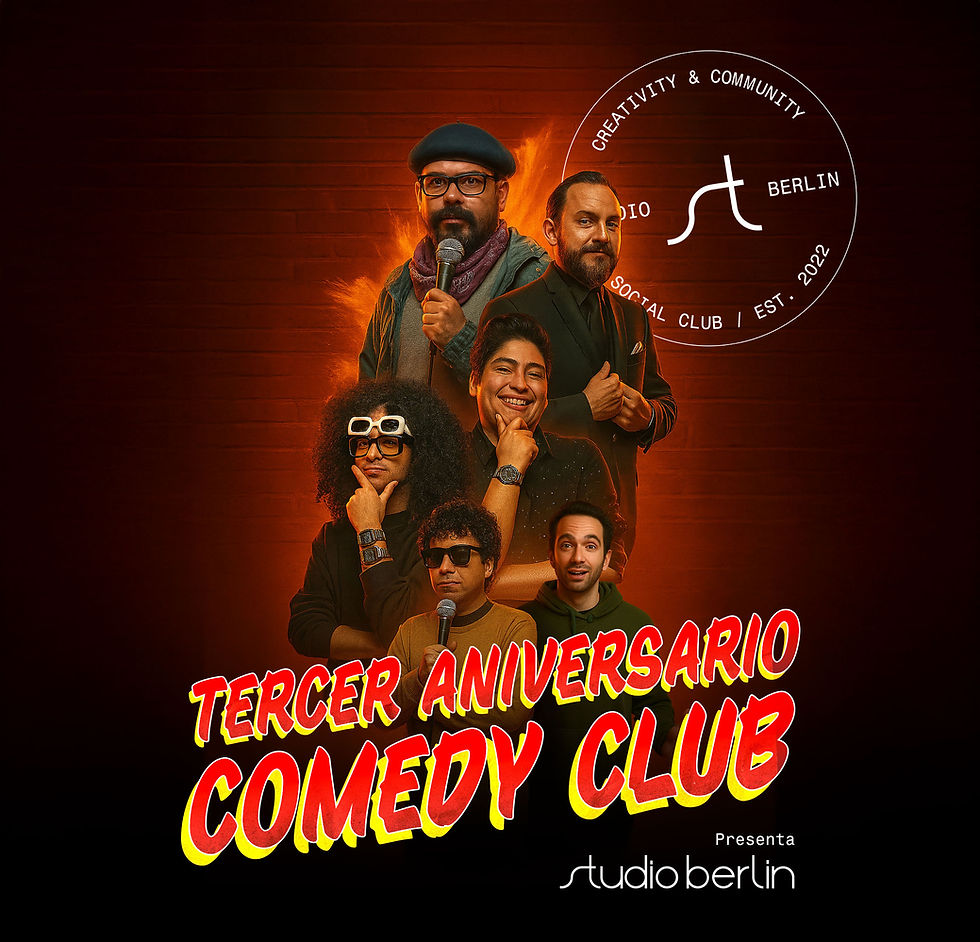TERCER ANIVERSARIO COMEDY CLUB presentado por ALEX ACOSTA