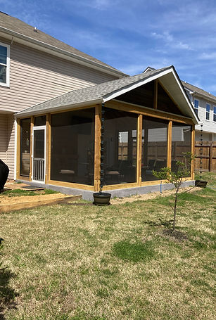 new screen porch addition