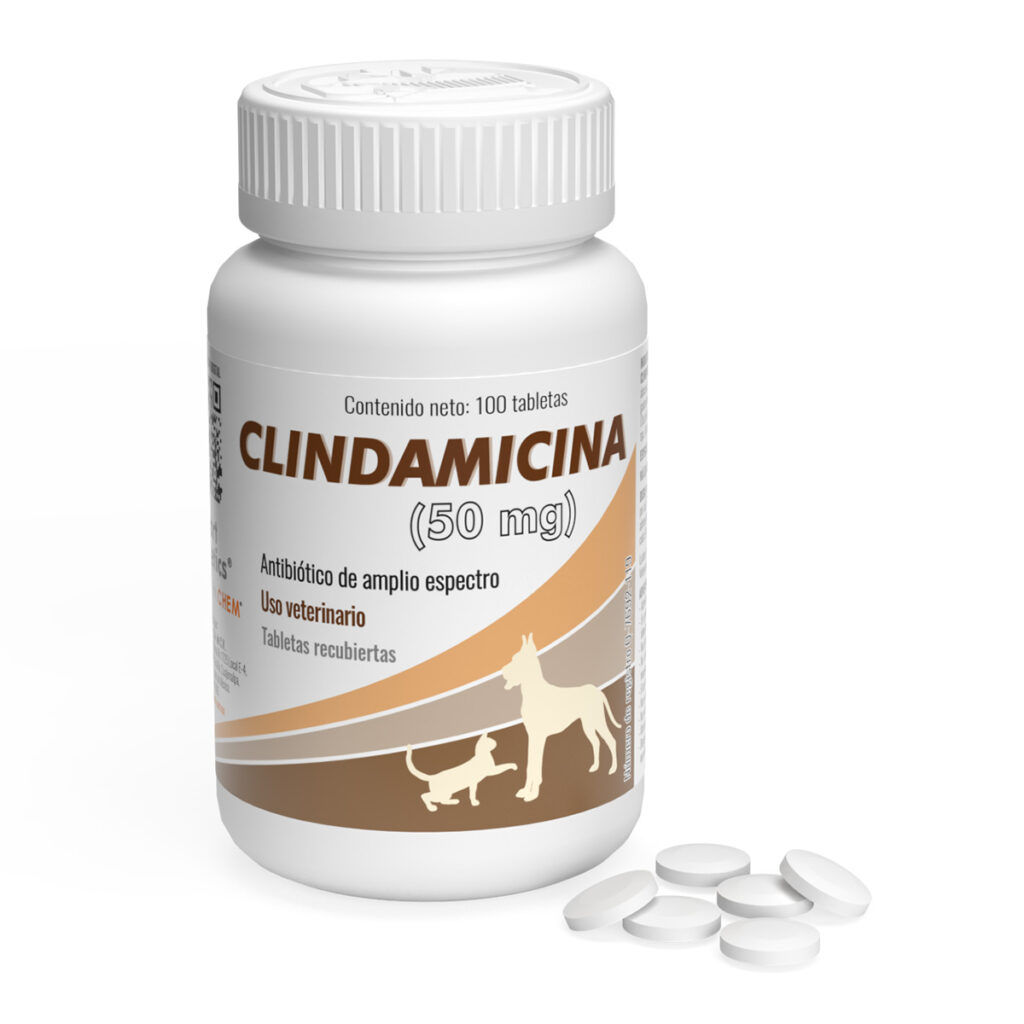 Clindamicina 50 mg. 100 Tab.