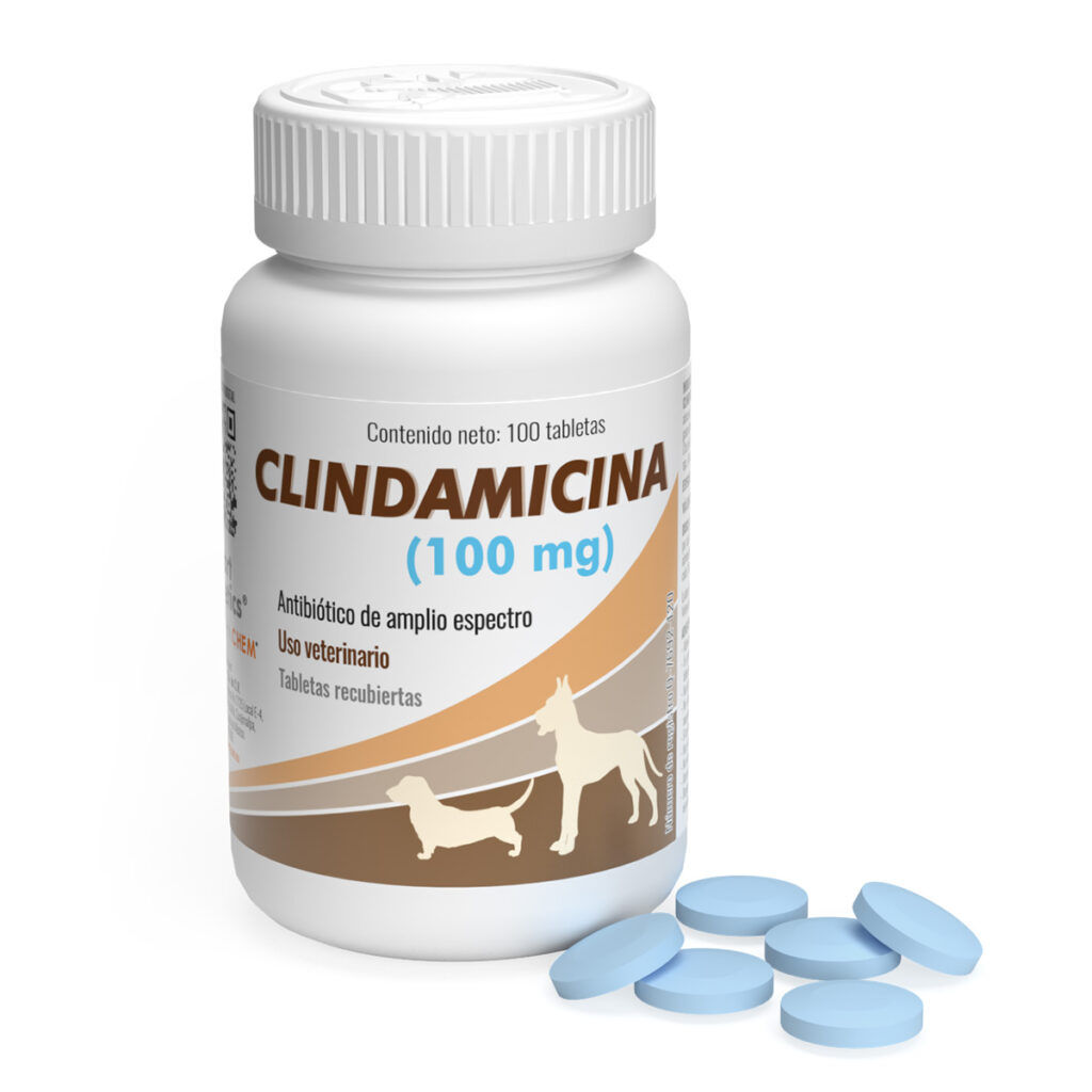Clindamicina 100 mg. 100 Tab.
