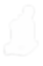White Flat vector icon of a stylized hand holding a building with a rising chart or lightbulb above it. transparent background, no outline, size 60×116 px. No text