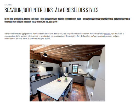 Comment intégrer une cuisine moderne dans une maison normande traditionnelle à Lisieux ?