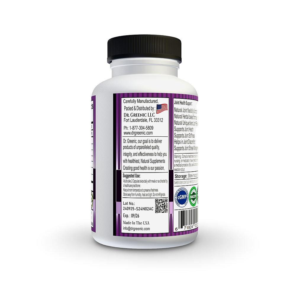 Thumbnail: Dr. Greenic Arthra Care 1450Mg 60 Capsules Joint Health Business Info View