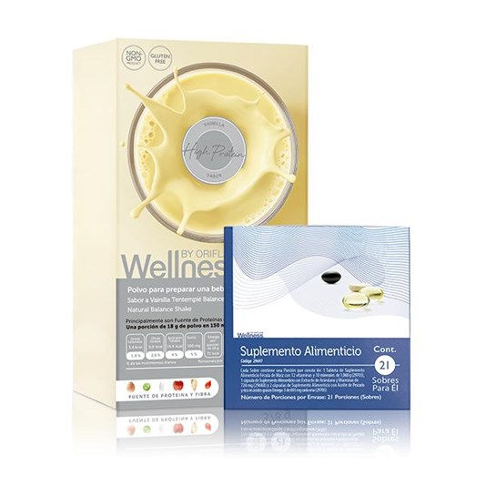 Wellness Pack Hombre + Malteada Vainilla