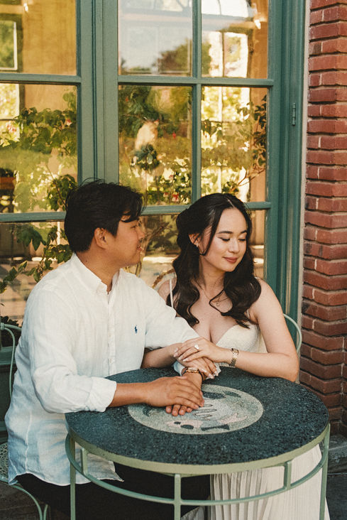 Filoli Gardens Hall Engagement Photos
