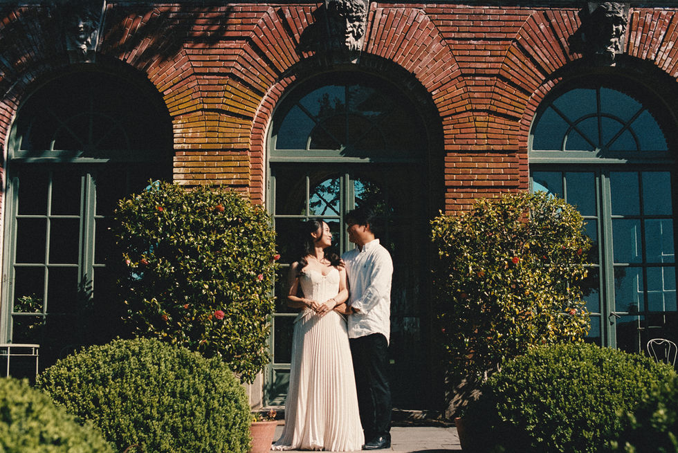 Filoli Gardens Hall Engagement Photos
