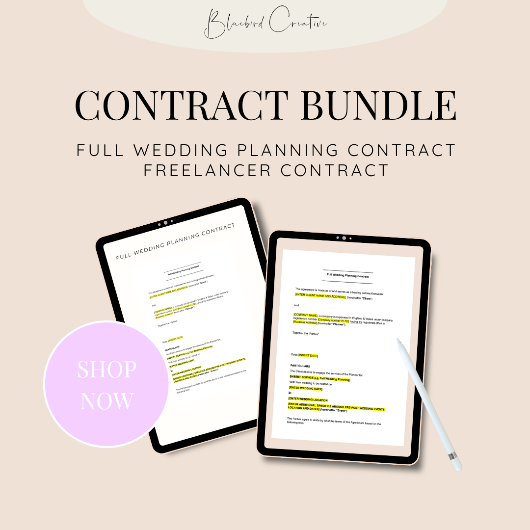 Wedding Business Contracts Bundle